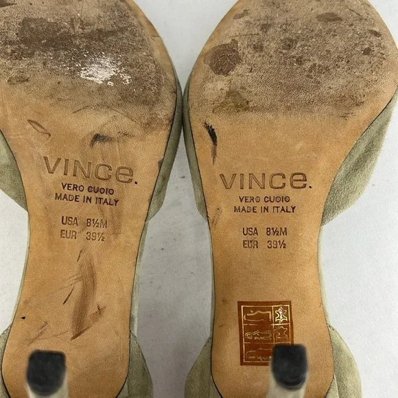 Vince Paulette D'Orsay Suede Pointed Toe Heels - Picture 10 of 10